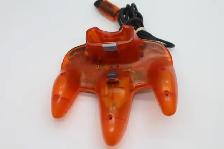 Nintendo N64 Transparent Orange Console w/ Controller (#7996) - Photo 8