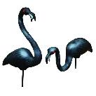Flamingos flamants roses zombies en plastique blow mold