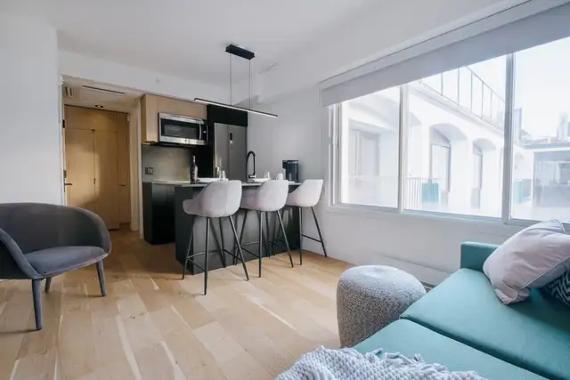 Loft studio entièrement meublé à louer Saint-Jean-Baptiste févri
