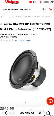 3x JL Audio 10W3’s in a sealed carpeted box - Photo 2