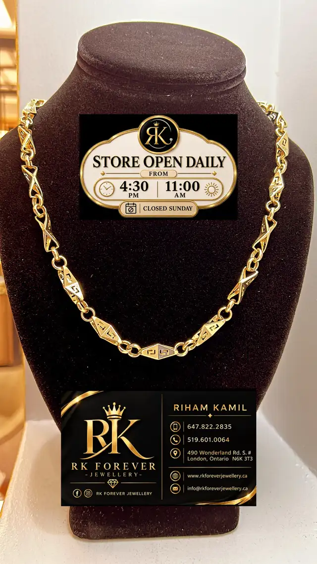 14k  yellow Gold Necklace # R 68