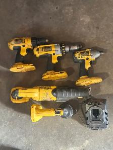 18 V Dewalt Cordless Tools