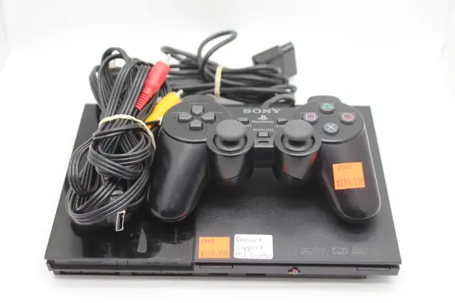 PlayStation 2 Slim Console w/ Controller & Memory Card (#7945)