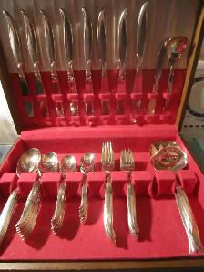#52Z   FLAIR silverware set for 8 - Photo 2