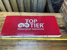 Vintage "TOP TIER DETERGENT GASOLINE" Tin Sign ! - Photo 2