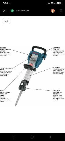 Bosch Breaker Hammer - Photo 3