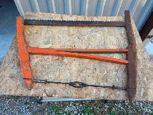 Vintage Cross Cut Wood Buck Saw 30in