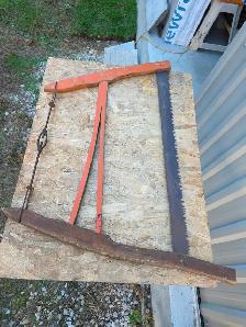Vintage Cross Cut Wood Buck Saw 30in - Photo 3