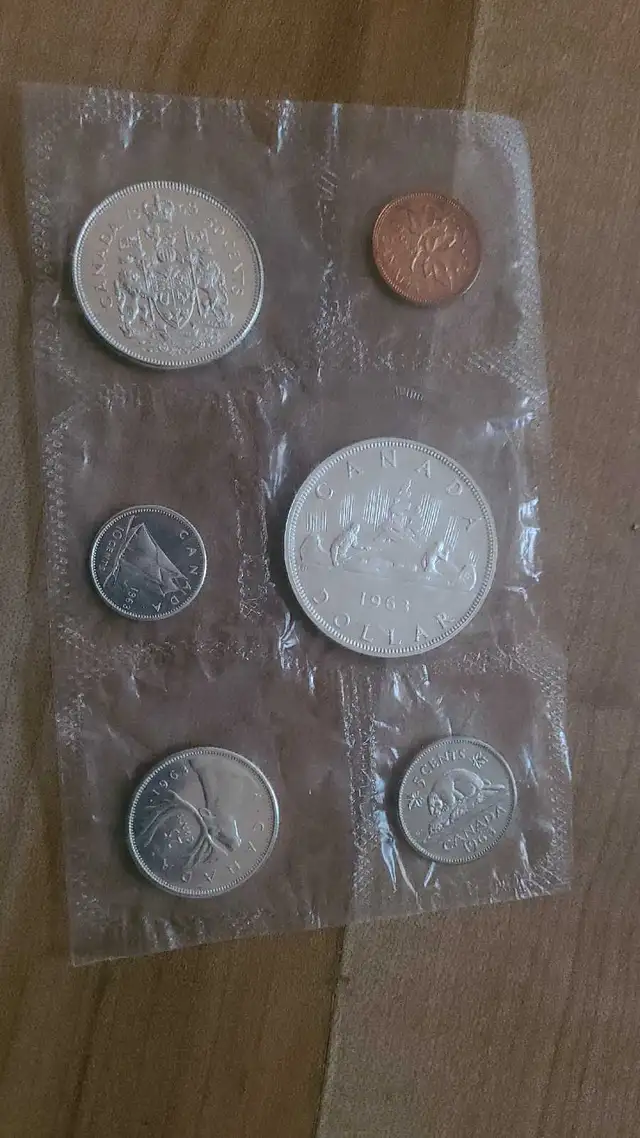 1963 6 PIECE ROYAL CANADIAN MINT COLLECTORS  COIN SET