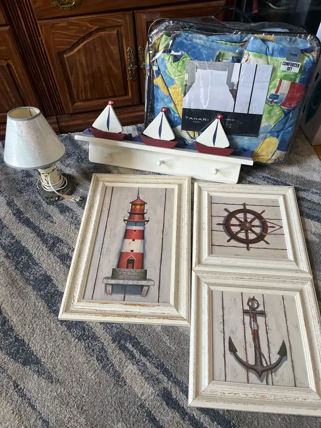 Nautical children’s themed decor