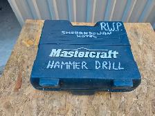 Mastercraft 1/2' Hammer Drill Kit Corded  In Hard Plastic Case - Photo 9