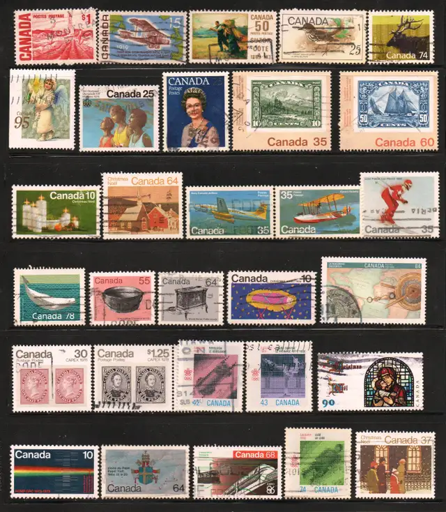 Canada Stamps 48 Higher Values