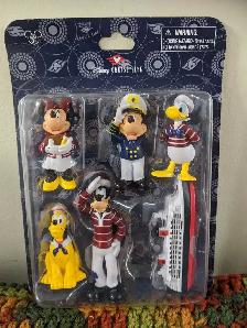 Disney PVC Figure Set of 5 Cruise Line BNIB Vintage