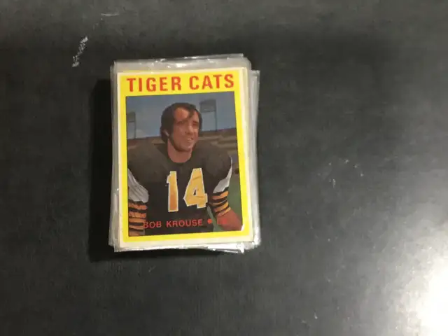 1972 opc  cfl lot (61) cards