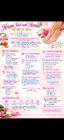 Happy Feet and Hands Mobile Spa Services - Photo 4