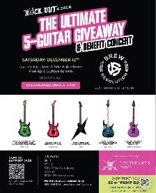Rock Out 4 Jack Ultimate 5-Guitar Giveaway