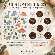 Custom Stickers & Labels – Business & Party Favours