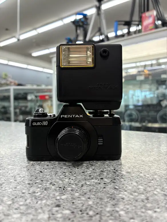 Pentax Auto 110 Mini SLR With Flash