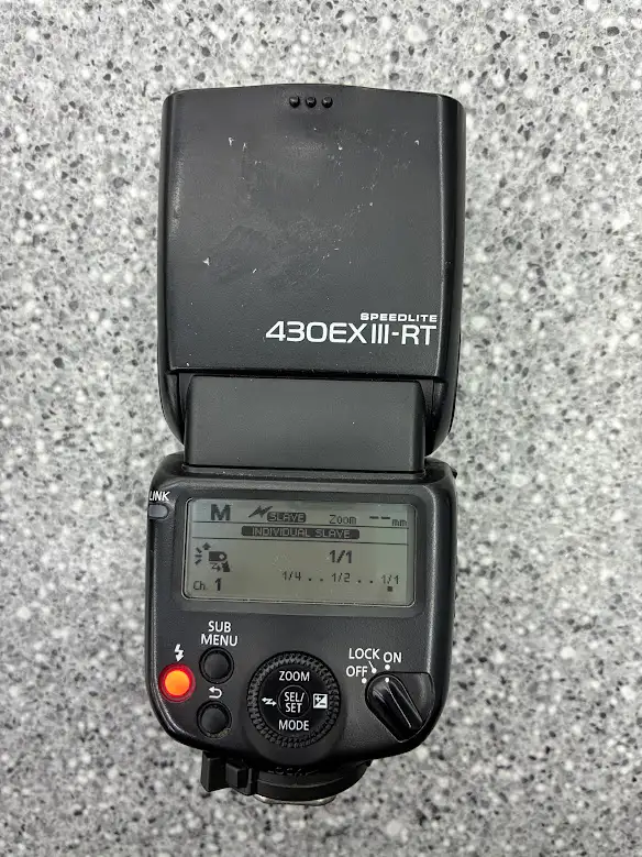 Canon 430EX III-RT Speedlight Flash