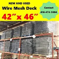 USED Wire Mesh Decking Deck 42'x46' for Pallet Racking