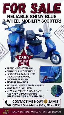 Trike scooter/new batteries - Photo 2