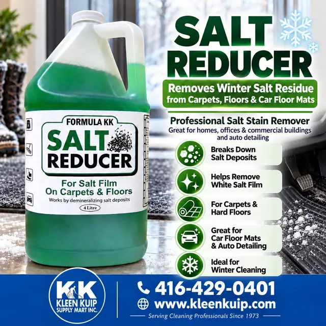 Winter Salt Stain Remover – Car Mats, Carpets & Floors