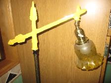 N0:66 BRIDGE LAMP CAST IRON VINTAGE ANTIQUE FLOOR LAMP - Photo 2