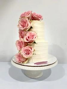Cascade Flowers cake birthday cake, baby shower cake - Photo 3