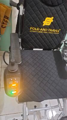 Electric wheelchair folding traveler - Photo 2