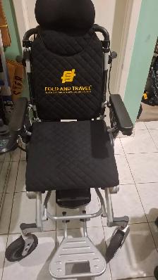 Electric wheelchair folding traveler - Photo 6