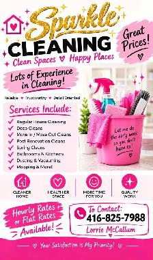 Sparkle Cleaning Service