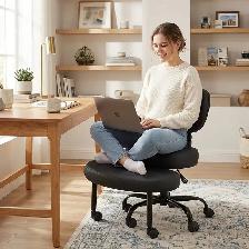 Brand New Ergonomic Cross-Legged Office Chair $79