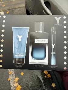 YSL Y Eau de Parfum Gift Set 100 ml   10 ml Spray   Shower Gel - Photo 3