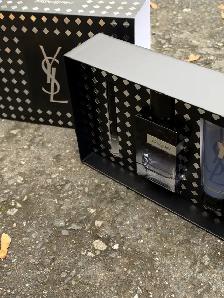 YSL Y Eau de Parfum Gift Set 100 ml   10 ml Spray   Shower Gel - Photo 4