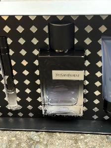 YSL Y Eau de Parfum Gift Set 100 ml   10 ml Spray   Shower Gel - Photo 5