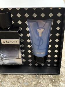 YSL Y Eau de Parfum Gift Set 100 ml   10 ml Spray   Shower Gel - Photo 6