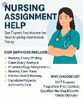 NURSING EXPERT(ASSIGNMENTS/ CLASSES/EXAMS HELP)