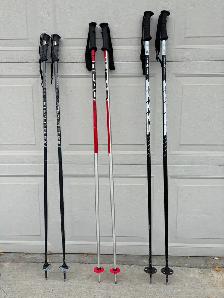 Ski Poles $15 a pair, 120, 125 and 130 cm (48, 50 and 52 inches)