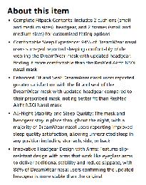 Genuine Respironics Dreamwear nasal fitpack 1142376 - Photo 3