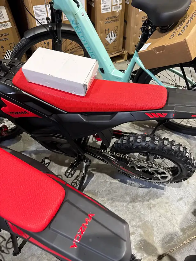 Yozma IN10 Electric Dirt Bike — Red, 0 KM, Like New (Kitchener)