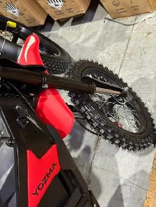 Yozma IN10 Electric Dirt Bike — Red, 0 KM, Like New (Kitchener) - Photo 4