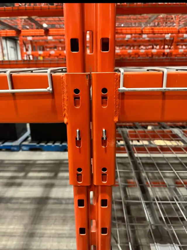 USED RediRack pallet racking beams 8' long x 3' thick for sale