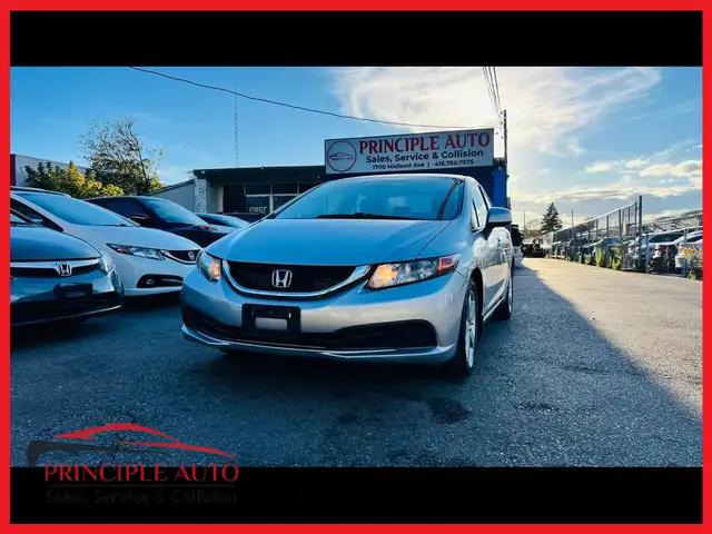 2013 Honda Civic LX 196KM CERTIFIED-WARRANTY