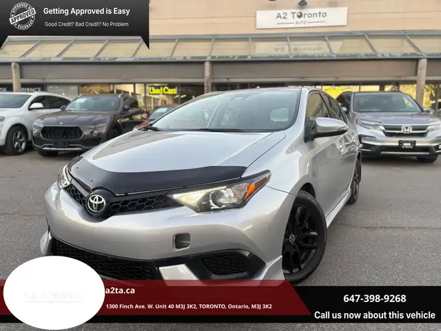 2017 Toyota COROLLA iM 4dr HB Man