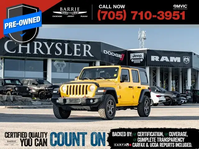 2019 Jeep Wrangler Unlimited Sport