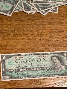 1967 CAN Mint  Centennial Dollar Bills—No Serial Number - Photo 2