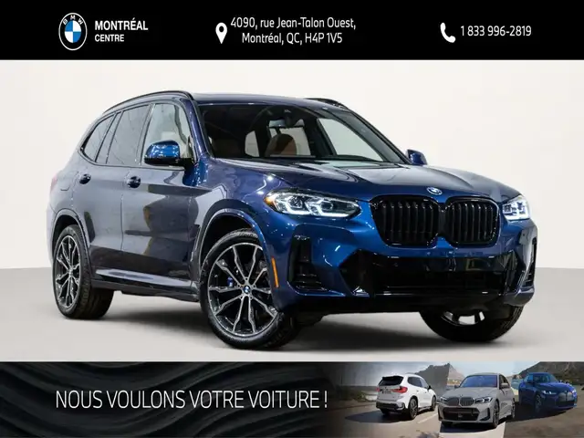 2023 BMW X3 xDrive30i | Premium | M Sport | Freins M Sport