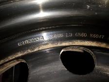 4 Roue acier 16x6.5' 5-114.3 Mazda original 200$ - Photo 3