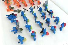 Vintage 1987 Hasbro ArmyAnts-40 figures, weapons & accessosories - Photo 5