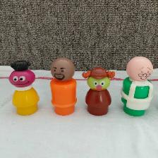 Figurines vintage Little People Sésame Street Fisher-Price - Photo 2